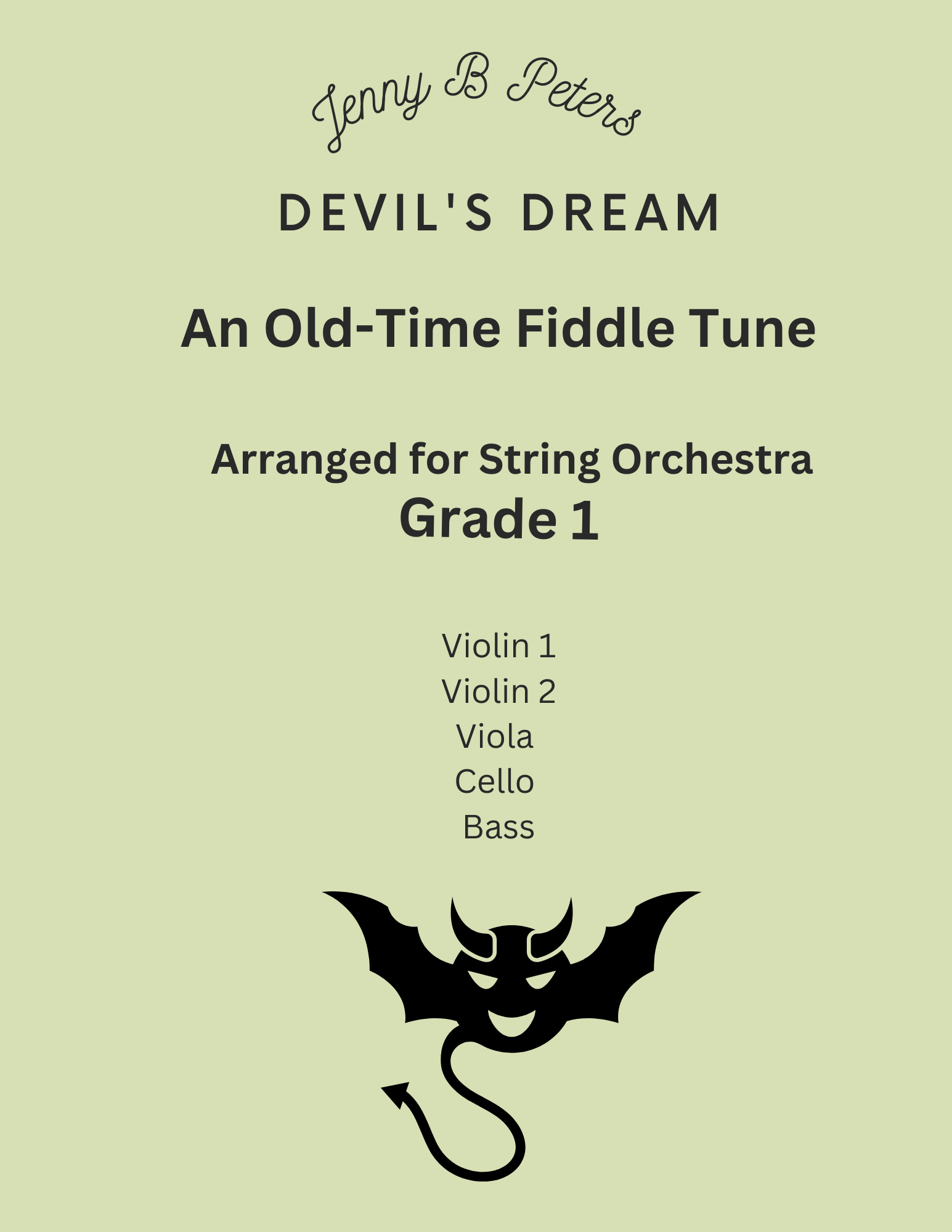 Cover for Devil's Dream Orchestra Piece